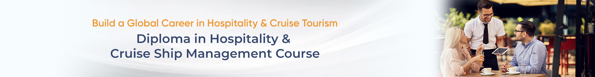 Course banner Diploma in Hospitality and cruise ship management
