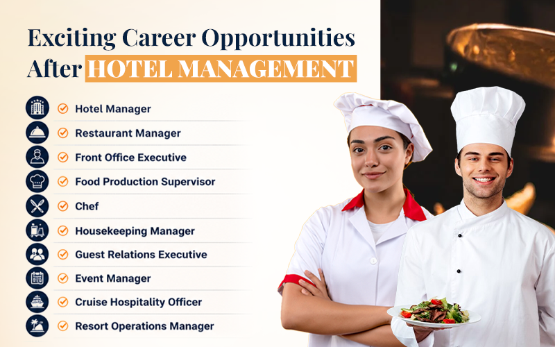 Hotel management - Career Opportunities