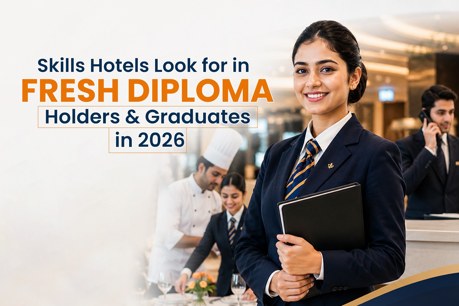 Hotels looking for skills in Fresh Diploma Holders & Graduates